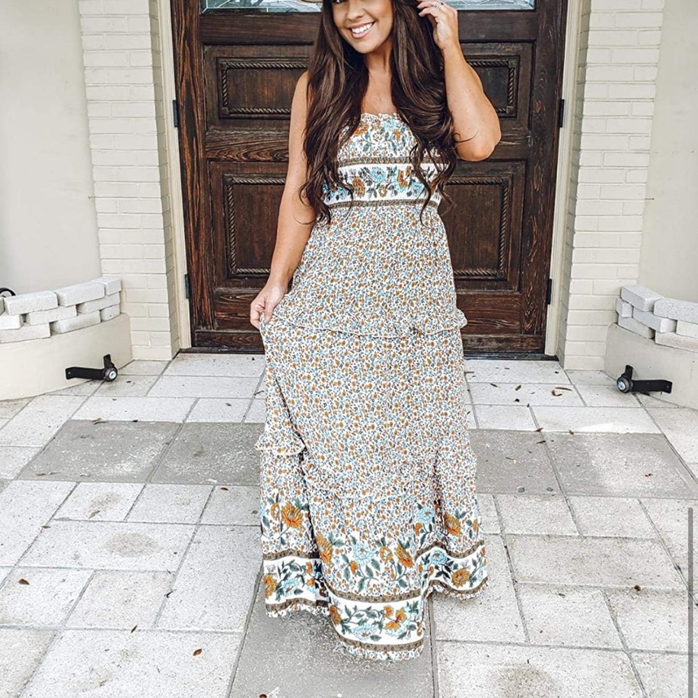 Bohemian Sun dress. Comfy and light. Size L